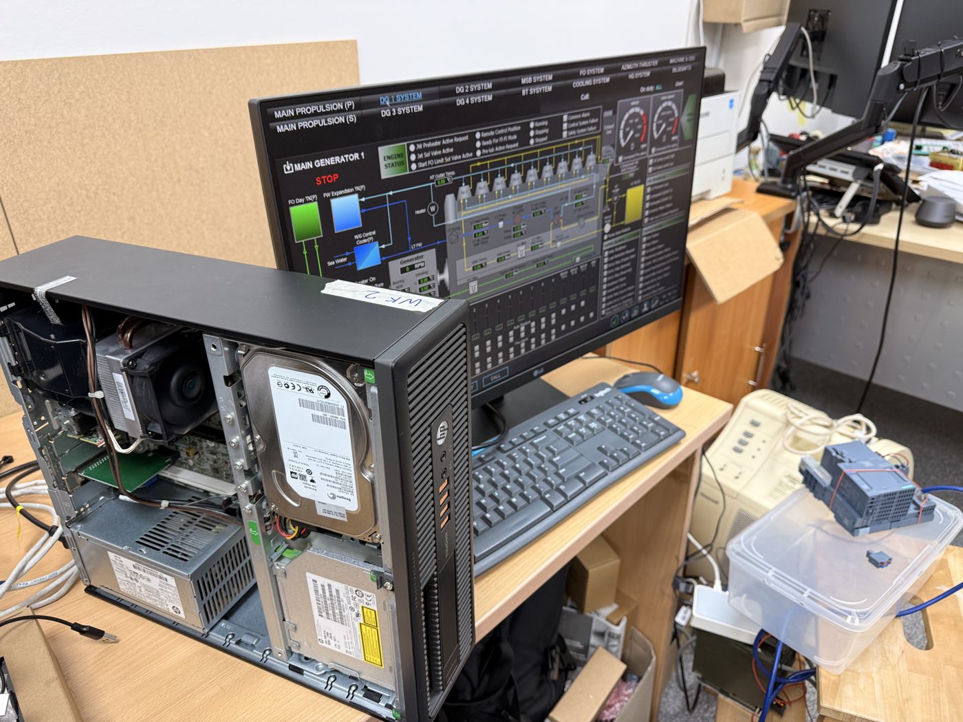 Siemens WinCC SCADA PC system check by Centech engineers